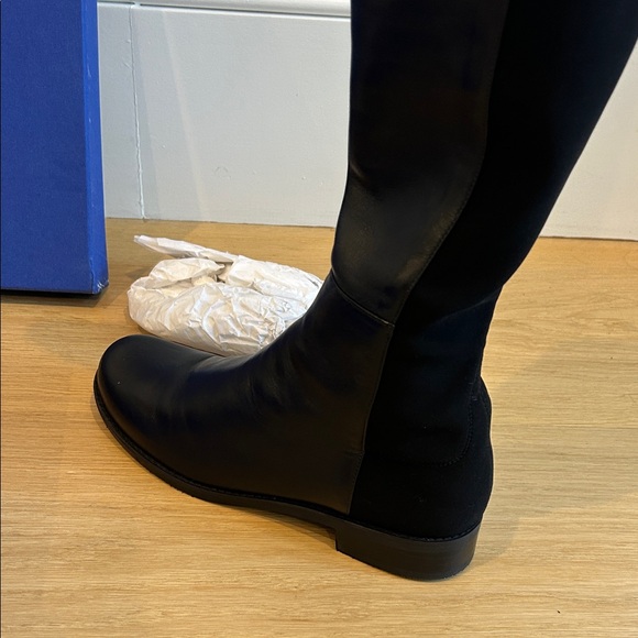 Stuart Weitzman Black Over the Knee Boots NWT - Picture 5 of 8
